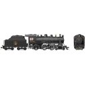 Class D10h 4-6-0 - Standard DC -- Dominion Atlantic 1040 (black), HO, Rapido Trains Inc 602011