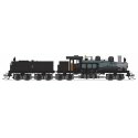 Class D 4-Truck Shay - Sound and DCC - Paragon4(TM) -- Chesapeake & Ohio 7 (As-Delivered, gray, black, graphite), HO, Broadway L
