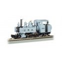 Baldwin Class 10 Trench Engine 2-6-2T - WowSound(R) and DCC - Spectrum -- U.S.A. 5091 (gray, black), On30, Bachmann Industries 2