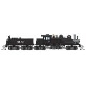 Class D 4-Truck Shay - Sound and DCC - Paragon4(TM) -- Western Maryland900 (black, graphite, Tuscan), HO, Broadway Limited Impor