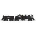 Class D 4-Truck Shay - Sound and DCC - Paragon4(TM) -- Red River Lumber 300 (black, graphite), HO, Broadway Limited Imports 7824