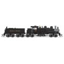 Class D 4-Truck Shay - Sound and DCC - Paragon4(TM) -- Norfolk & Western 56 (black, graphite), HO, Broadway Limited Imports 7816