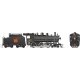 Class H-6-g 4-6-0 with Wood Cab - LokSound and DCC -- Canadian National 1377 (black, red, Tilted Wafer Logo), HO, Rapido Trains 