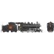 Class H-6-g 4-6-0 with Wood Cab - LokSound and DCC -- Canadian National 1541 (black, red, Straight Wafer Logo), HO, Rapido Train