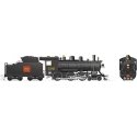 Class H-6-g 4-6-0 with Wood Cab - LokSound and DCC -- Canadian National 1541 (black, red, Straight Wafer Logo), HO, Rapido Train