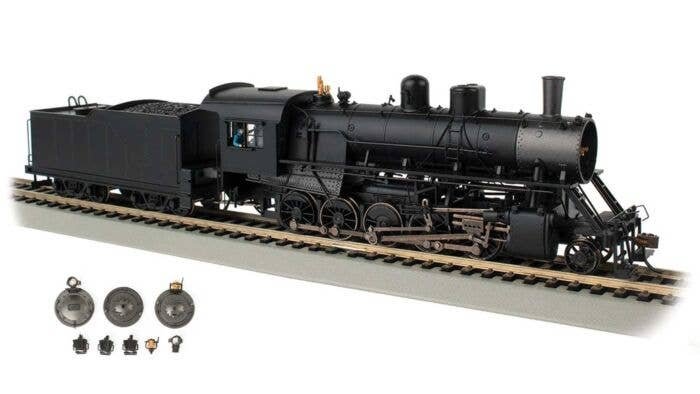 Baldwin 2-10-0 Russian Decapod - WowSound(R) and DCC - Spectrum(R) -- Painted, Unlettered (black, graphite), HO, Bachmann Indust