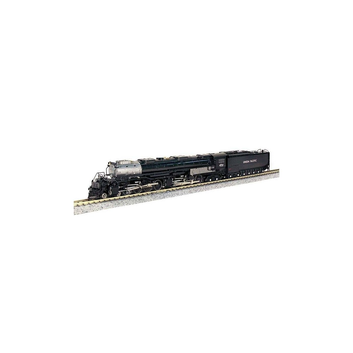 4-8-8-4 Big Boy with Oil Tender - Sound and DCC -- Union Pacific 4014 (2021 Version black, graphite), N, Kato USA Inc 1264014S