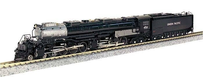 4-8-8-4 Big Boy with Oil Tender - Sound and DCC -- Union Pacific 4014 (2021 Version black, graphite), N, Kato USA Inc 1264014S