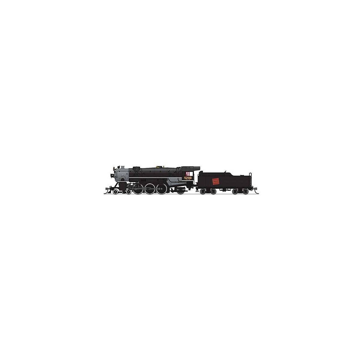 USRA 4-6-2 Heavy Pacific - Sound and DCC - Paragon4(TM) -- Canadian National 5300 (black, graphite, red), N, Broadway Limited Im
