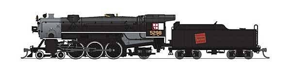 USRA 4-6-2 Heavy Pacific - Sound and DCC - Paragon4(TM) -- Canadian National 5300 (black, graphite, red), N, Broadway Limited Im