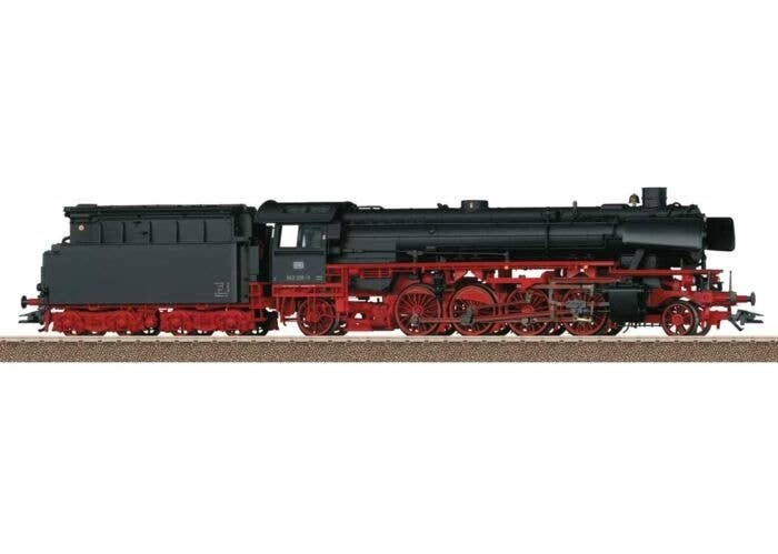 Class 042 2-8-2 Oil Tender - Sound and DCC -- German Federal Railroad DB 042 206-3 (Era IV 1970, black, red), HO, Trix 25042