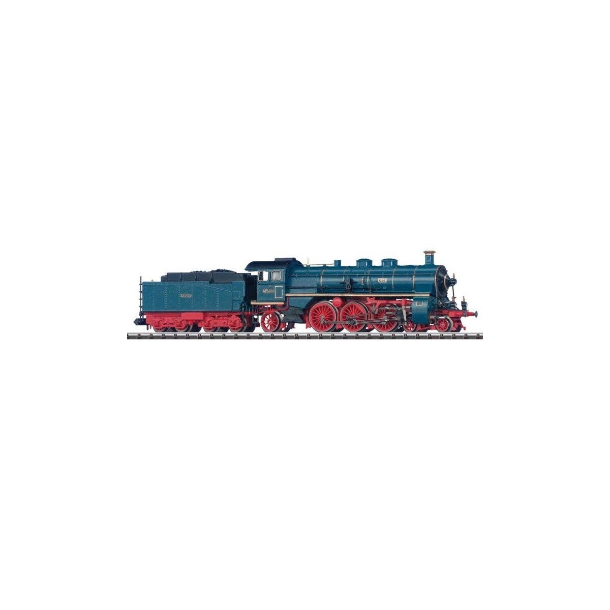 Class 18.5 4-6-2 - Sound and DCC - Minitrix -- German State Railroad DR (Era II 1924, blue, red, black), N, Trix 16189