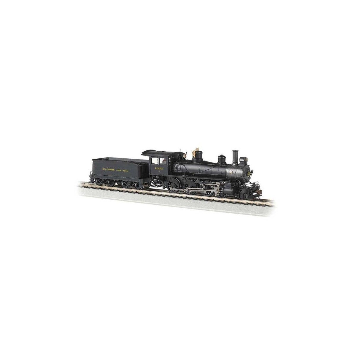 Baldwin 4-6-0 - Standard DC -- Baltimore & Ohio 1355 (black, graphite), HO, Bachmann Industries 52207