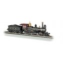 4-4-0 w/Coal Tender Load - Standard DC -- Pennsylvania Railroad (black, graphite, gold), HO, Bachmann Industries 51005