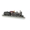 4-4-0 w/Coal Tender Load - Standard DC -- Pennsylvania Railroad (black, graphite, gold), HO, Bachmann Industries 51005