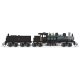 Class D 4-Truck Shay - Standard DC - Stealth -- Chesapeake & Ohio 7 (As-Delivered, gray, black, graphite), HO, Broadway Limited 