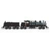 Class D 4-Truck Shay - Standard DC - Stealth -- Chesapeake & Ohio 7 (As-Delivered, gray, black, graphite), HO, Broadway Limited 