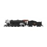 USRA 4-6-2 Heavy Pacific - Standard DC - Stealth -- Chicago, Burlington & Quincy 2952 (black, silver, Tuscan), N, Broadway Limit