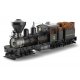 Class C Three-Truck Shay - Sound, Smoke and DCC -- Madera Sugar Pine Railroad 5 (black, graphite), G, LGB 26703