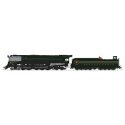 Class Q2 4-4-6-4 Duplex - Sstandard DC - Stealth Brass Hybrid -- Pennsylvania Railroad 6190 (Fantasy Scheme, Brunswick Green, gr
