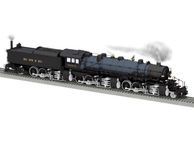 2-8-8-8-2 Triplex - 3-Rail w/Legacy Sound, Control & Smoke - Vision -- Erie 5014 (black, blue), O, Lionel 2431020