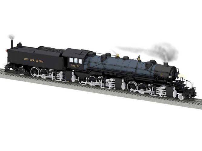 2-8-8-8-2 Triplex - 3-Rail w/Legacy Sound, Control & Smoke - Vision -- Erie 5015 (black, blue), O, Lionel 2431030