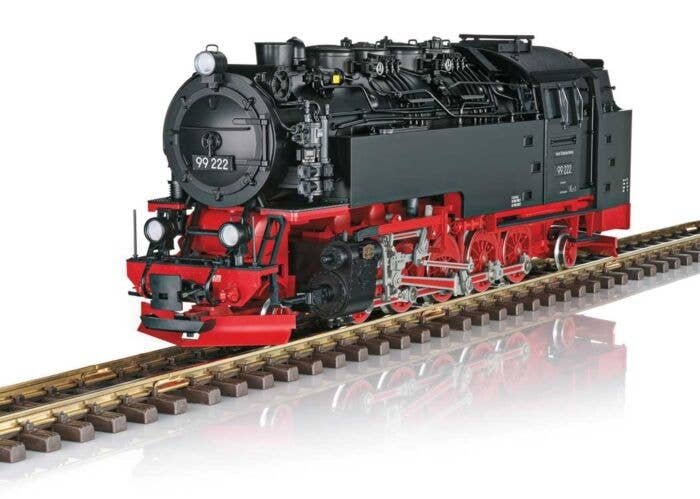 Class 99.22 2-10-2T - Sound and DCC -- Harz Narrow Gauge Railway HSB 99 222 (Era VI, black, red), G, LGB 26819
