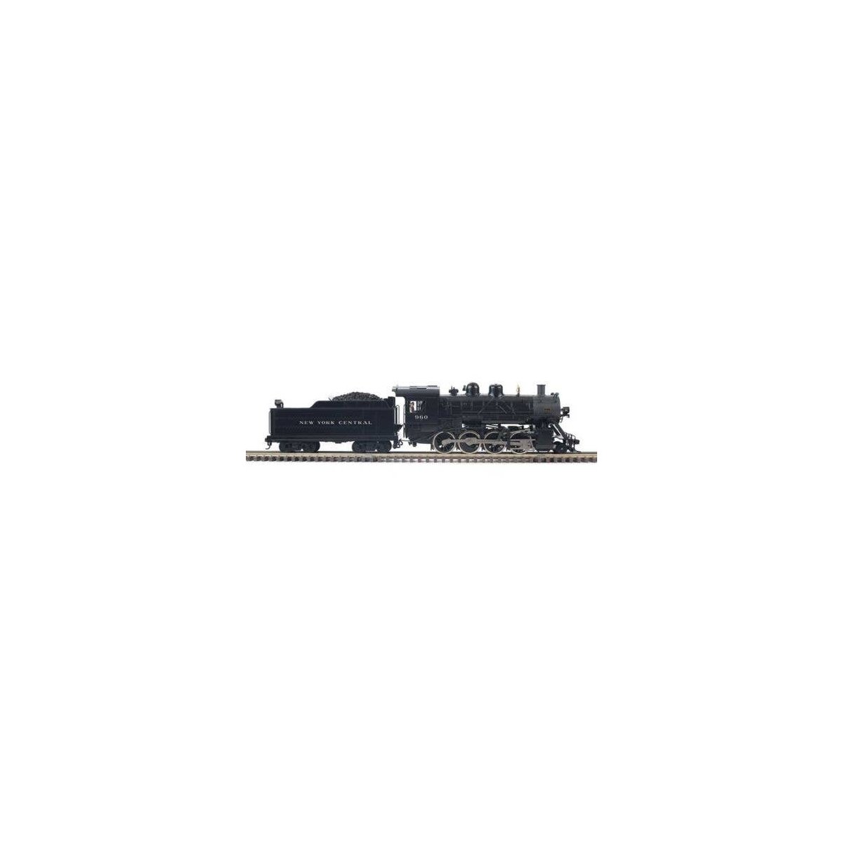 2-8-0 Consolidation - 3-Rail - Proto-Sound 3.0 - Premier -- New York Central 960 (black, graphite), O, Atlas O 30138310