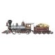 2-6-0 Mogul - Standard DC - Spectrum(R) -- Glenbrook (blue, brown, black, gold, red), G, Bachmann Industries 81486