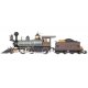 2-6-0 - Standard DC - Spectrum(R) -- Denver & Rio Grande `Raton` (Russian Iron brass, black, gold), G, Bachmann Industries 81488