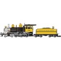 4-6-0 - Standard DC - Sound-Ready with Installed Speaker -- Denver & Rio Grande Western 176 (Bumblebee, yellow, black, silver), 