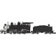 4-6-0 - Standard DC - Sound-Ready with Installed Speaker -- Painted, Unlettered (black, silver), G, Bachmann Industries 91804
