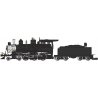 4-6-0 - Standard DC - Sound-Ready with Installed Speaker -- Painted, Unlettered (black, silver), G, Bachmann Industries 91804