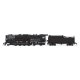 Class T1a 2-8-4 Berkshire with 4-Axle Tender - Sound, DCC & Smoke - Paragon4 -- Painted, Unlettered (black, graphite), HO, Broad