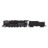 Class T1a 2-8-4 Berkshire with 4-Axle Tender - Sound, DCC & Smoke - Paragon4 -- Painted, Unlettered (black, graphite), HO, Broad