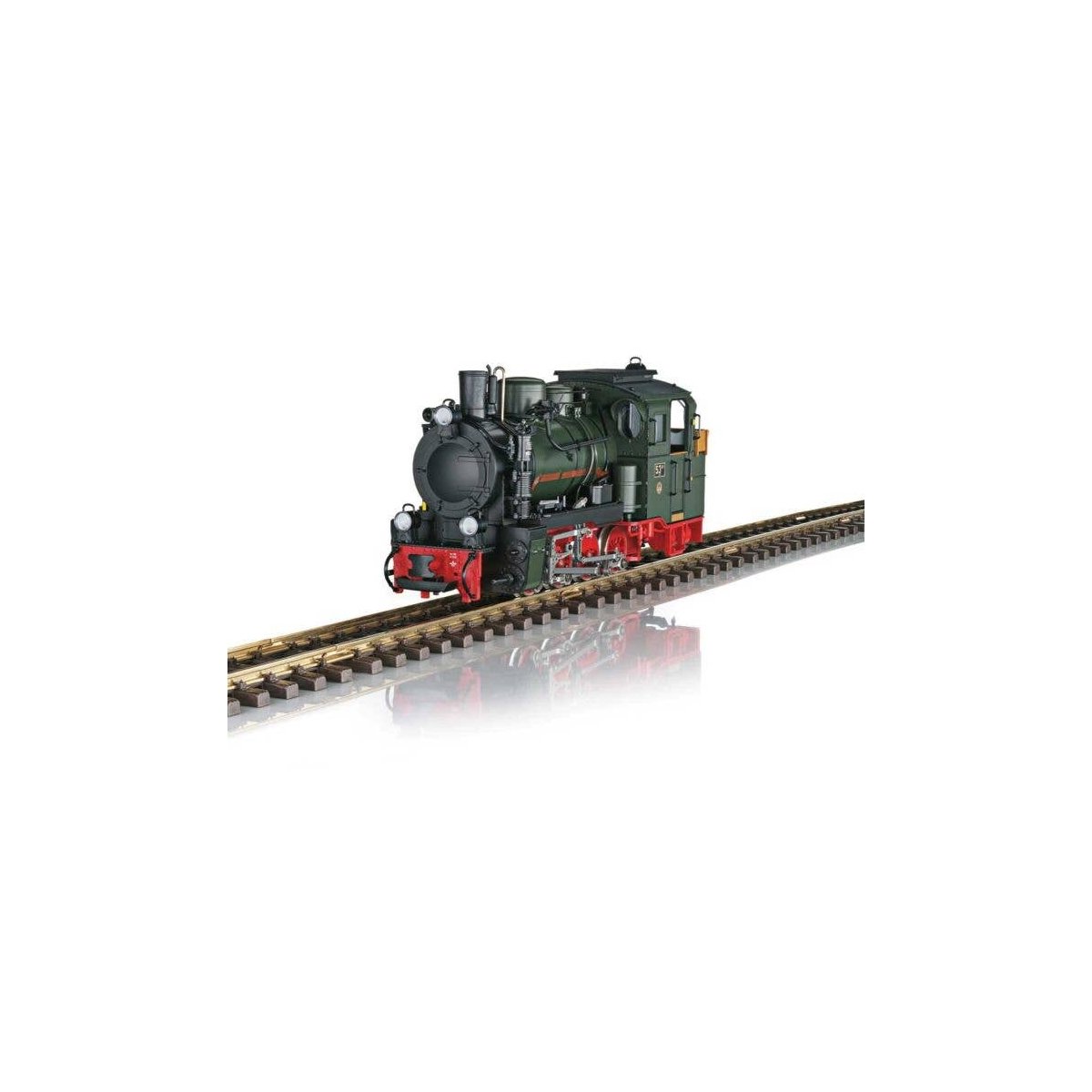 Class 53 Mh 0-8-0T - Sound and DCC -- Rugensche Baderbahn RuBB 99 4633 (Era VI, green, black, red), G, LGB 28006
