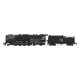 Class T1a 2-8-4 Berkshire with 4-Axle Tender - Sound, DCC & Smoke - Paragon4 -- Boston & Maine 4002 (black, graphite), HO, Broad