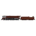 Class Q2 4-4-6-4 Duplex - Sound and DCC - Paragon4(TM) Brass Hybrid -- Pennsylvania Railroad 6195 (Fantasy Scheme, Tuscan, graph