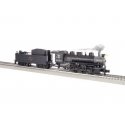 USRA 0-6-0 - 3-Rail w/Legacy Sound, Control & Smoke -- Chicago & North Western 2624 (black, graphite, color ball/bar logo), O, L
