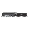 Class I-5 4-6-4 - Sstandard DC - Stealth Brass Hybrid -- New Haven 1403 (black, silver, Large Script Lettering), HO, Broadway Li