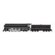 Class I-5 4-6-4 - Sstandard DC - Stealth Brass Hybrid -- New Haven 1401 (black, silver, Original Block Lettering), HO, Broadway 