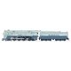 3460 Class 4-6-4 Hudson - Sound and DCC - Brass Hybrid Paragon4(TM) -- Santa Fe 3460 (Blue Goose, As-Delivered, No on Tender, b