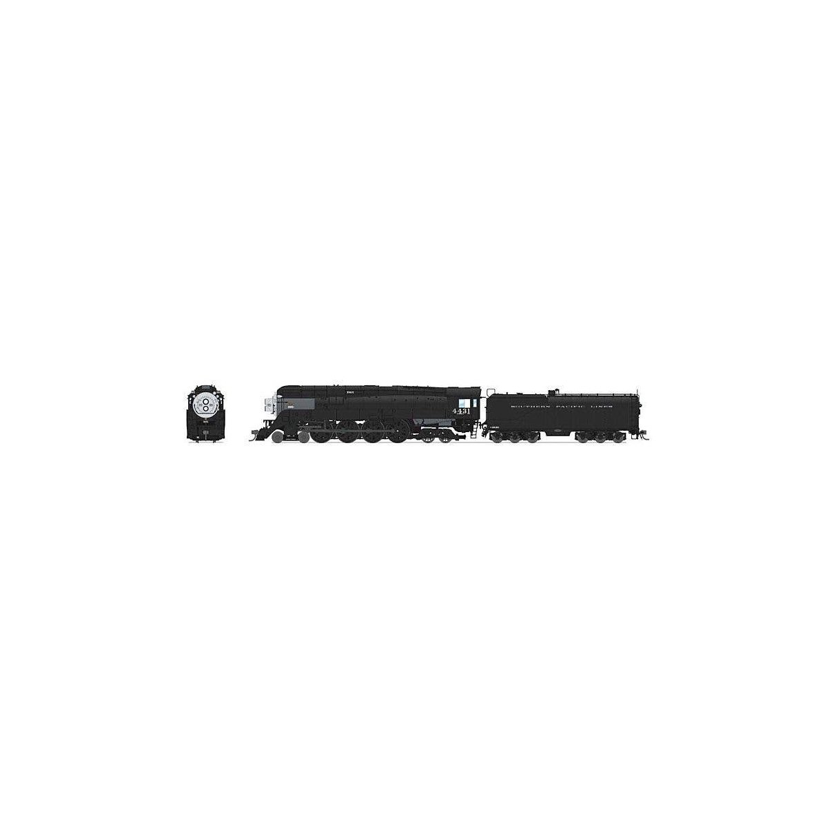 Class GS-4 4-8-4 - Sound and DCC - Paragon4(TM) -- Southern Pacific 4431 (In-Service, black, graphite), HO, Broadway Limited Imp