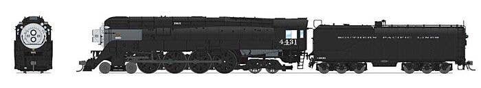 Class GS-4 4-8-4 - Sound and DCC - Paragon4(TM) -- Southern Pacific 4438 (In-Service, black, graphite), HO, Broadway Limited Imp