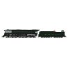 Class Q2 4-4-6-4 Duplex - Sstandard DC - Stealth Brass Hybrid -- Pennsylvania Railroad 6180 (black, graphite, Tuscan), HO, Broad