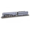 Streamlined 4-6-4 Hudson - WOWSound(R) and DCC -- New York Central 5448 (Boxpok Drivers, 2-Tone Gray), HO, Bachmann Industries 5