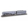Streamlined 4-6-4 Hudson - WOWSound(R) and DCC -- New York Central 5448 (Boxpok Drivers, 2-Tone Gray), HO, Bachmann Industries 5