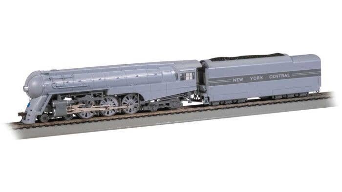 Streamlined 4-6-4 Hudson - WOWSound(R) and DCC -- New York Central 5448 (Boxpok Drivers, 2-Tone Gray), HO, Bachmann Industries 5