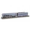 Streamlined 4-6-4 Hudson - WOWSound(R) and DCC -- New York Central 5450 (Scullin Drivers, 2-Tone Gray), HO, Bachmann Industries 