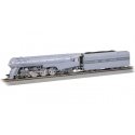Streamlined 4-6-4 Hudson - WOWSound(R) and DCC -- New York Central 5452 (Scullin Drivers, 2-Tone Gray), HO, Bachmann Industries 
